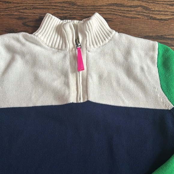 J. Crew Factory Spring 1/4 Zip Sweater - Picture 2 of 5